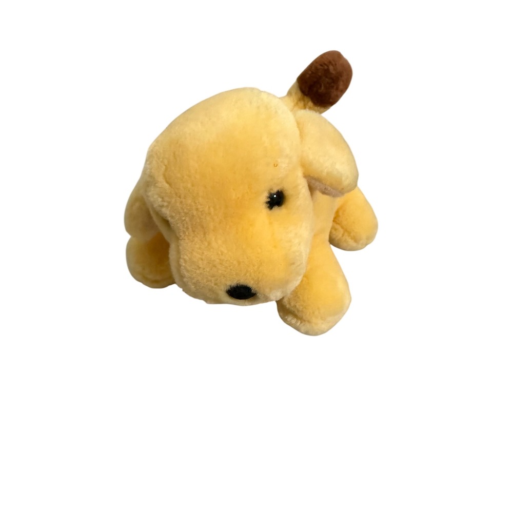 Vintage 1998 Eden Spot the Dog Plush Yellow Brown Spotted Puppy Stuffed Animal - Picture 2 of 3